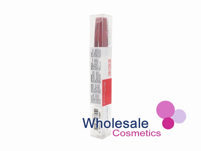 10 x Maybelline 24Hr Superstay Color Lipstick - 865 BLEACHED RED